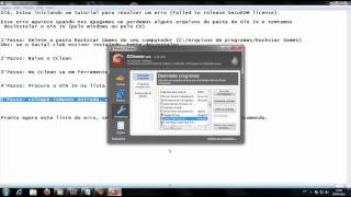 GTA IV Erro Failed to release SecuROM license [upl. by Nera455]