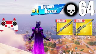 64 Elimination Solo Vs Squads Gameplay Wins Fortnite Season 2 PS4 Controller [upl. by Finegan]