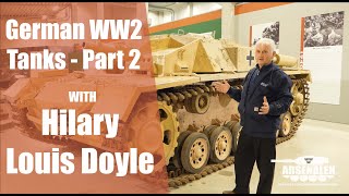 WW2 tanks with Hilary Louis Doyle – Part 2 Arsenalen Swedish Tankmuseum [upl. by Aicatsal]