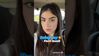 Face mask for rainy days 🌧️ skincare shots skincareroutine diy facemask [upl. by Ahearn722]