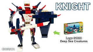 LEGO MOC  LEGO CREATOR 31088 Alternative Build Tutorial – KNIGHT MECH  레고 31088 제품으로 기사 로봇 조립하기 [upl. by Rossen]