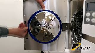 Flight Autoclaves Clave16 Clave23 and ClaveB How to Change the Door Gasket [upl. by Sephira]