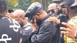 Koffi Olomide Sabotage Fally Ipupa Devant La Tombe de Mimi Tshikeva Botala Cérémonie Esalemi [upl. by Hafirahs]