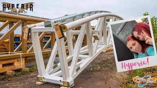 BASE amp TALLEST Part Of The Lift Hill Have Arrived For Hyperia Project Exodus PT8 October 2023 [upl. by Vinny153]