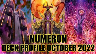 NUMERON DECK PROFILE OCTOBER 2022 YUGIOH [upl. by Agrippina139]