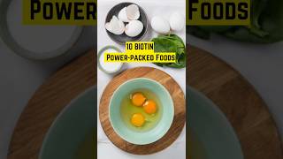 🥑10 BIOTIN Rich Foods for hair amp skinholisticjoy food biotin viralvideo ytshorts [upl. by Shirley]