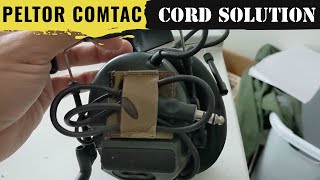 Peltor Comtac  Fix for Dangling Cords [upl. by Hoy718]