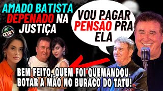 LASCOUSE Justiça do Tocantins Condena Amado Batista a Pagar Pensão de 10 Mil à Novinha  CMN [upl. by Nerta]