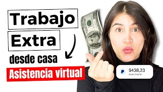 Cómo iniciar un TRABAJO SECUNDARIO de ASISTENTE VIRTUAL  Trabajos desde casa [upl. by Alegna337]