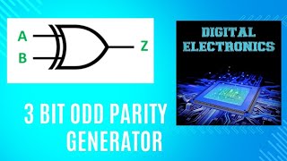 3 bit odd parity generator by using 7486amp7404 EEEKnowledgeSJS [upl. by Rehpretsirhc48]