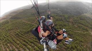 Parapente Sierra Nevada quotBiplaza Raquel y Emilioquot [upl. by Natal]