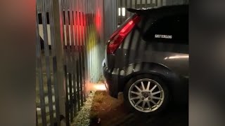 Modified MK6 Fiesta Zetec S w Omex Rev Limiter Flames [upl. by Yenterb]