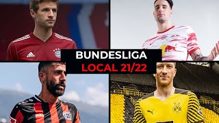 MEJORES Y PEORES CAMISETAS  BUNDESLIGA LOCAL 202122 [upl. by Tisha]