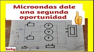 Microondas no calienta Cableado desde cero Una oportunidad mas [upl. by Nepean]