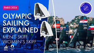 Mens and Womens Skiff  Olympic Sailing Explained [upl. by Carlin]