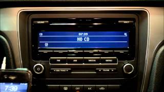 How To Streaming Bluetooth Audio with VW RCD 310 Stereo [upl. by Ailaza]