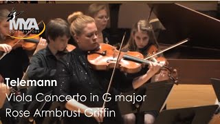 Telemann Viola Concerto in G major Rose Armbrust Griffin [upl. by Pleasant]