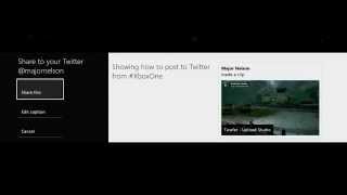 How to share Xbox One game clips directly to Twitter [upl. by Merat174]