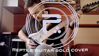 PERIPHERY  ReptileGuitar Solo Cover  ONSCREEN TABS [upl. by Ennaid]