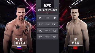 Yuri Boyka vs Ip Man EA Sports UFC 2  CPU vs CPU  Crazy UFC 👊🤪 [upl. by Missy938]