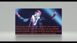 alidor koffi olomidé lyrics [upl. by Ennaj849]