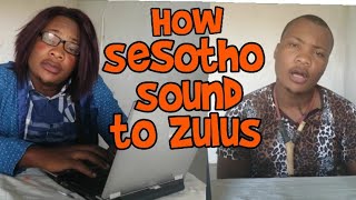 How Tswana people sound to Zulu People Zulu Comedy Tswana Comedy South African Languages [upl. by Norene]