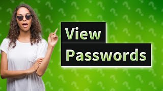 Can I see my password in Password Manager [upl. by Ynnaffit295]