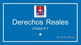 Derechos Reales U1 año 2022 [upl. by Nador]