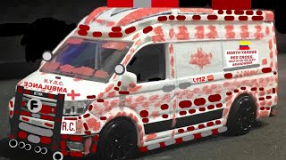 BRAND NEW 2024 VOLKSWAGEN VW CRAFTER ELECTRIC AMBULANCE NORTH YANKEE RED CROSS POMPIERS BRANDWEER [upl. by Htebazil]