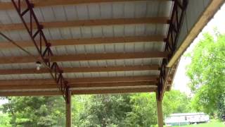 STEEL TRUSSES DIY Kits Barns Carports [upl. by Swartz]