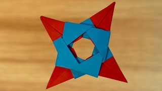 How To Make a Paper Ninja Stars Shuriken  Origami [upl. by Eitsirc]