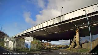 Swansea test route to Briton ferry 4th exit in Kurdish language part2 [upl. by Hsemin]