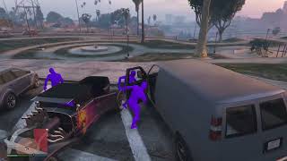 Alien Gang Vs Biker Gang Gta 5 Online [upl. by Eikcaj]