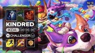 Kindred vs Taliyah Jungle  KR Challenger  Patch 1413 Season 14 [upl. by Yuhas]