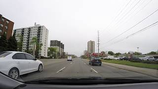 Canada Driving  Ontario  Hurontario Street To Lakeshore RdMississauga to Toronto  North America [upl. by Sheelah]