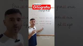 Macete de Ortografia emprego de SS português ortografia portuguesparaconcursos enem dicas [upl. by Atiker109]