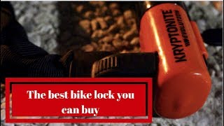 The Best Bike Lock Kryptonite Evolution Series 4 [upl. by Nywled]