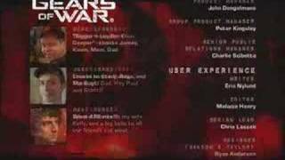 Gears of War  Credits feat quotThe Cole Trainquot [upl. by Ahsyekat523]