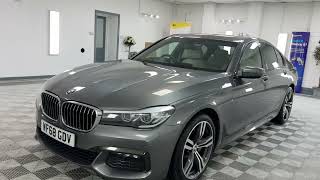 2018 68 BMW 730D M Sport In Space Grey With Oyster Leather For Sale in Cardiff [upl. by Atinas575]