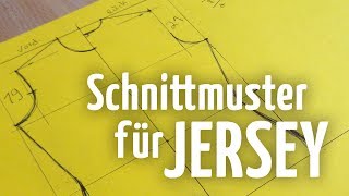 Schnittmuster für Jersey  Oberteil  Ärmel [upl. by Derfliw]