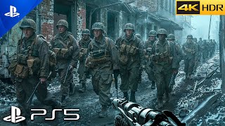 PS5 Americas Stalingrad Battle of Aachen  Realistic Immersive ULTRA GraphicsGameplay4K60FPSHDR [upl. by Luke]