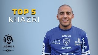 Wahbi Khazri  Top 5 Goals  Ligue 1 [upl. by Norrahc]