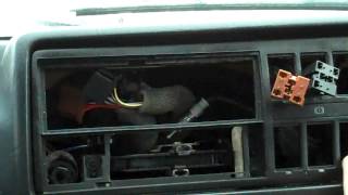 VW Golf MK2 how to remove dash fascia video [upl. by Jacobo496]