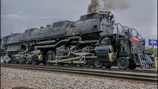 Union Pacific Big Boy 4014 Departs Rawlins WY 2024 [upl. by Gastineau379]