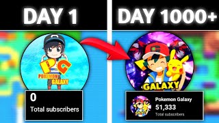 I Made Content On YouTube for 1000 Days before Quitting  Pokemon Galaxy [upl. by Narbig]