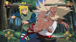 MINATO NAMIKAZE VS THE THIRD RAIKAGE EPIC FULL BATTLE  Naruto Shippuden Ultimate Ninja Storm 4 [upl. by Eelirrem2]