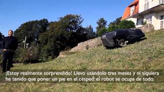 Robot Cortacesped Husqvarna  El Costacesped Automatico Todoterreno [upl. by Llednek]