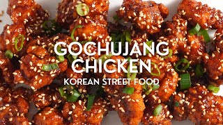 Gochujang Chicken Recipe  Korean Street Food  고추장 치킨 [upl. by Ahsote181]