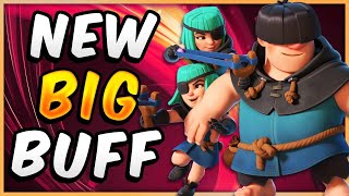 GIGANTIC BUFF FOR RASCALS NEW LOG BAIT DECK — Clash Royale [upl. by Atnoled]