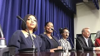 HiddenFigures🚀 cast amp filmmakers LIVE from the White House [upl. by Kylah]